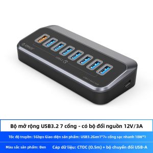 Orico | Bộ Mở Rộng USB Đa Cổng Type-C 3.2 Chia Sẻ 10Gbps 4 Cổng Có Nguồn Điện