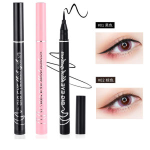Black Pink Liquid Eyeliner Pen Waterproof Sweatproof Quick-Dry Long-lasting Smooth No Smudge Eyeliner LovelylifeFu