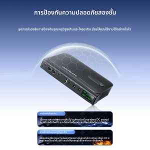 เครื่องสำรองไฟดิจิตอล DC1036L 36W แบบไม่มีสะดุด 5V/9V/12V/15V/24V หลายช่องสัญญาณสำหรับเราเตอร์และอุปกรณ์ภายในบ้าน-ไม่มีแบตเตอรี่
