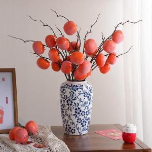 Trang Trí Hoa Quả Lụa Phong Cách Trung Hoa Cao Cấp Trang Trí Phòng Khách Hoa Quả Lụa Hoa Quả Lụa Trang Trí Hoa Quả Lụa