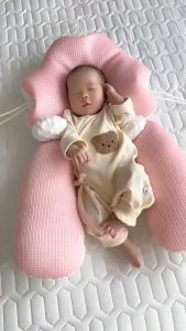 Newborn Baby Shaping Pillow Set 0-3 Years Infant Pillow Prevent Flat Head Baby Memory Foam Head Shaping Pillow 2in1 Sleep Safety Artifact Pillow