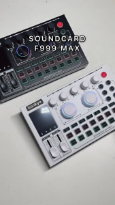 Bonkyo F999MAX Sound card + kabel OTG peralatan siaran langsung Kartu suara siaran langsung Bluetooth mixer siaran langsung audio karaoke langsung