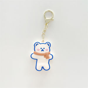 Apple AirTag Protective Cover Children Spring Keychain Cartoon Decorative Locator Shell Digital Anti-Lost Device Accessory