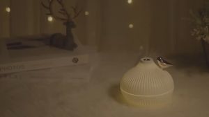 💦Onion Aroma Diffuser💦 เครื่องพ่นอโรม่ารุ่นหัวหอม เครื่องสวยงาม เครื่องเพิ่มความชื้น ไฟวอล์มไวท์ ขนาด 300 ml.