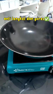 Wajan Enamel Panci Hitam Kuping Gagang Panjang Wajan Anti Lengket Anti Gores 36cm / Wajan Anti Lengket murah / Wajan Anti Lengket Murah COD