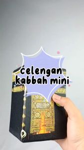 CELENGAN MINIATUR KABAH KABAH KAQBAH Mekkah Mini Kecil Murah Viral Premium | Souvenir Haji Umroh | Hadiah Ulang Tahun Pernikahan Murah Kotak | Penyimpanan Uang Duit | Tabungan Mekah | Celengan Target Masa Depan