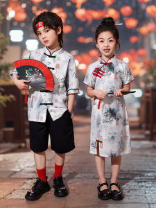 Quần Áo Biểu Diễn Ngày Quốc Tế Thiếu Nhi Trung Hoa Mới Cho Bé Trai Và Bé Gái Quần Áo Biểu Diễn Khiêu Vũ Phong Cách Trung Hoa Mới Gasvr
