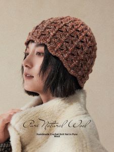 YINGMEI | Elegant Crochet Lace Hollow Knit Hat