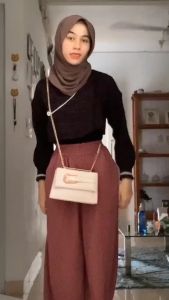 Celana Kulot Crinkel Premium Wanita: Gaya Kasual & Nyaman