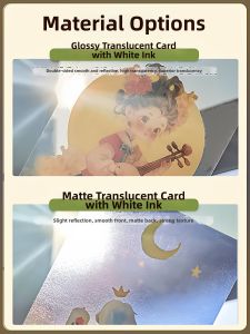 Customizable Transparent Printing Card