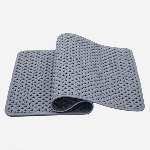 Non-slip Bath Mat with Suction Cup and Drain Hole Soft Machine-washable Shower Mat Non-slip Bath Mat Suitable for Childrens