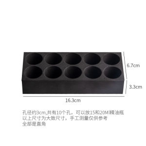 ถุงใส่น้ำมันหอมระเหยฟองน้ำด้านในกันสะเทือนสามารถใส่ขวดน้ำมันหอมระเหยได้ขวดใส่เครื่องสำอางโฟม EVA ด้านในเก็บได้