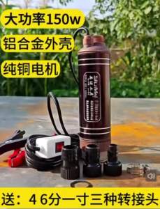 45L/Min DC12V / 24V 150W Submersible Electric Pump For Pumping Diesel Fuel Delivery Water Sewage Suction Transfer Electric Pump