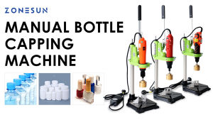 ZONESUN Manual Bottle Capping Tool Bottle Capper Screwing Sealing Machine