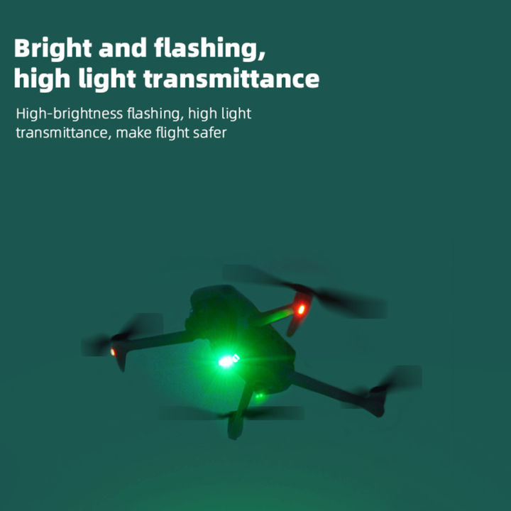 Led Strobe Warning Light Usb Rechargeable Anti Collision Strobe Lights High Brightness For Dji