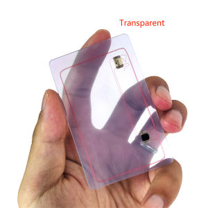 5 cái kiểm soát truy cập ID nhấp nháy 216chip 13.56MHz NFC trống trong suốt sáng cảm ứng thẻ