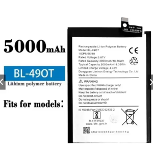 Tecno Camon 20 Camon 20 Pro BL-49OT Battery for Replacement phone batteries