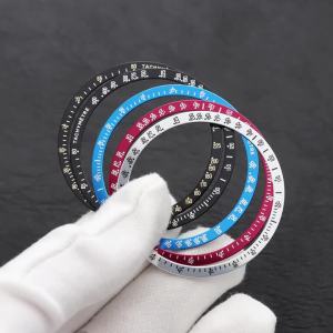Viền Đồng Hồ Thời Trang Bằng Nhôm Kích Thước 35.2mm*40.5mm Dành Cho Vỏ Đồng Hồ Omega Speedmaster Phụ Kiện Đồng Hồ Nam.