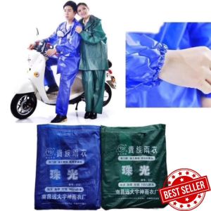 Rubberized and Reflectorized Motorcycle Raincoat Terno Makapal na kapote at Manipis na kapote Waterproof