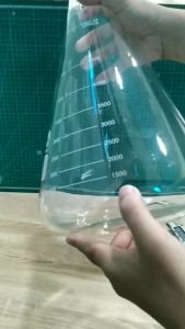 Bình tam giác Erlen thủy tinh 5000ml thí nghiệm