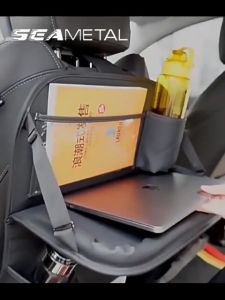 SEAMETAL Car Seat Back Storage Bag Large Capacity Organizer with Foldable Table Waterproof Multifunctional Storage Pockets