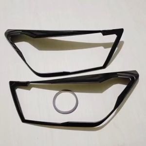 Garnish Lampu Cover Depan Mobil Daihatsu Ayla 2023 Hitam