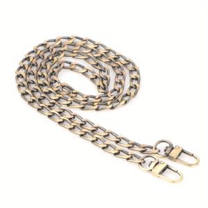 40-140cm Purse Chain Strap Flat Chain Strap Handbag Chains for Wallet Satchel Tote Bags Shoulder Bag Chain Replacement Strap