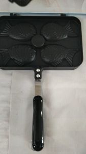 Khuôn Nướng Bánh Cá 4 Con Taiyaki Chống Dính Pan Waffer maker