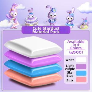 MINGZHUO | Safe Lightweight Modeling Clay for Kids DIY White Single Color