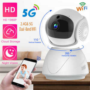 5G CCTV Wifi Camera Full HD 1080P Smart Home IP Camera 2.0MP IR Night Vision Baby Monitor Camera