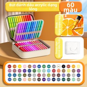 MINGZHUO | Bút vẽ nghệ thuật đầu mềm cho trẻ em màu sắc pha trộn thẩm mỹ cao