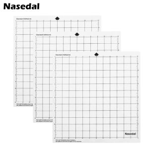 3pcs/pack Replacement Cutting Mat Transparent with Glue Adhesive Measuring Grid 12 X 12 Inches for Silhouette Cameo Plotter Machine