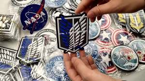 Luminous Outdoor Clothes Patch PVC Epoxy Seal Frog Armband 3D Three-Dimensional Concave-Convex Velcro Label Neptune Badge
