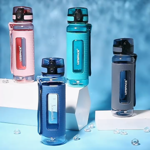 Uzspace Water Bottle for Outdoor and Sports Safety Grade Tritan Material.