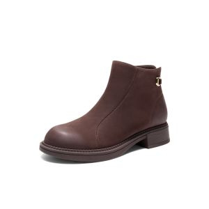 Belle | Soft Sheepskin Slimming Short Boots