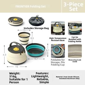 Sea to Summit | Folding High Capacity Travel Kettle