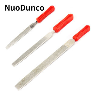 1Pc 6/8/10 inch Diamond Flat File DIY Wood Rasp File for Wood Metal Jeweler Stone Handmade Manual Tools Grinding & Polishing