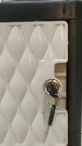 Akako - Lemari Pakaian Plastik Swing Akako Catur Diamond dengan Kunci Lemari Plastik Serbaguna