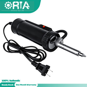 ORIA Electric Solder Tin Sucker Pump Vacuum 30W Automatic Desoldering Pump Perfect Desoldering Tool for Solder Remover with Strong Vacuum Suction 3 Heat Resistant Nozzles