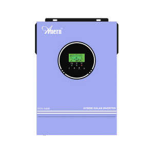 3KW/3.2KVA Solar Inverter 24V 80A Hybrid off-grid Inverter Pure Sine Wave Inverter Built-in Controller PV max. 400V DC to AC Converter