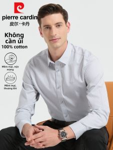 Pierre Cardin | Áo Sơ Mi Dài Tay Chất Cotton Thoáng Mát Dễ Chăm Sóc Có Sọc
