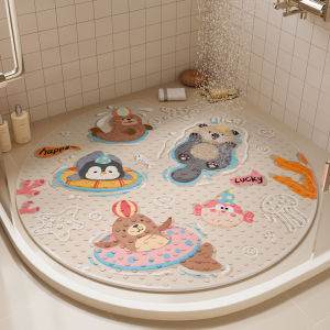 ovzf | Anti-slip Bathroom Mat Circular
