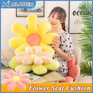 MLADEN Flower Pillow Stuffed Sofa Seat Office Sedentary Tatami Car Cushion Butt Relaxing Mat Sofa Decoration
