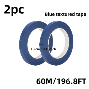 1.89-inch Wide Paint Tape Blue Masking Tape Sharp Wide Line UV Resistant Tape Versatile Loose Residue Free Easy to Remove