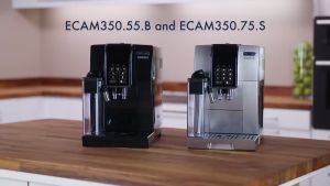 Máy Pha Cà Phê Tự Động Delonghi Dinamica ECAM 356.57 Delonghi Coffee Maker Máy Pha Cafe Espresso Cappuccino Cho Gia Đình Văn Phòng Delonghi Coffee Machine 15Bar 2 Vòi Tự Vệ Sinh Nhập Đức BH 12 Thán