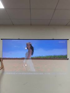 Portable Projector Screen Outdoor Projector Screen For Travel Home Tripod Screen Floor Punch-Free Bracket Rod Outdoor Mobile Instrument