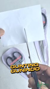 Gunting Gunindo KC Gunting Kertas Besar Stainless Kantor Tajam Scissor