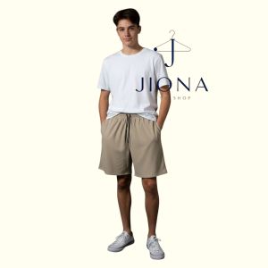 JIONA Corduroy Shorts for Male Teenager Comfortable & Stylish in Blue Green and Navy Perfect for Everyday Wear