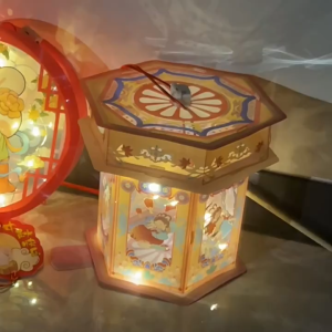 Lồng Đèn Trung Thu Thỏ Ngọc Cá Vàng Sứa Thỏ 2 Mảnh Handmade Hang Mới Đẹp Đồ Chơi Trung Thu Cho Bé