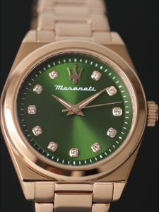 【2 Years Warranty】MASERATI Velocita 35mm Womens Quartz Watch R8853152501 Japan Movement